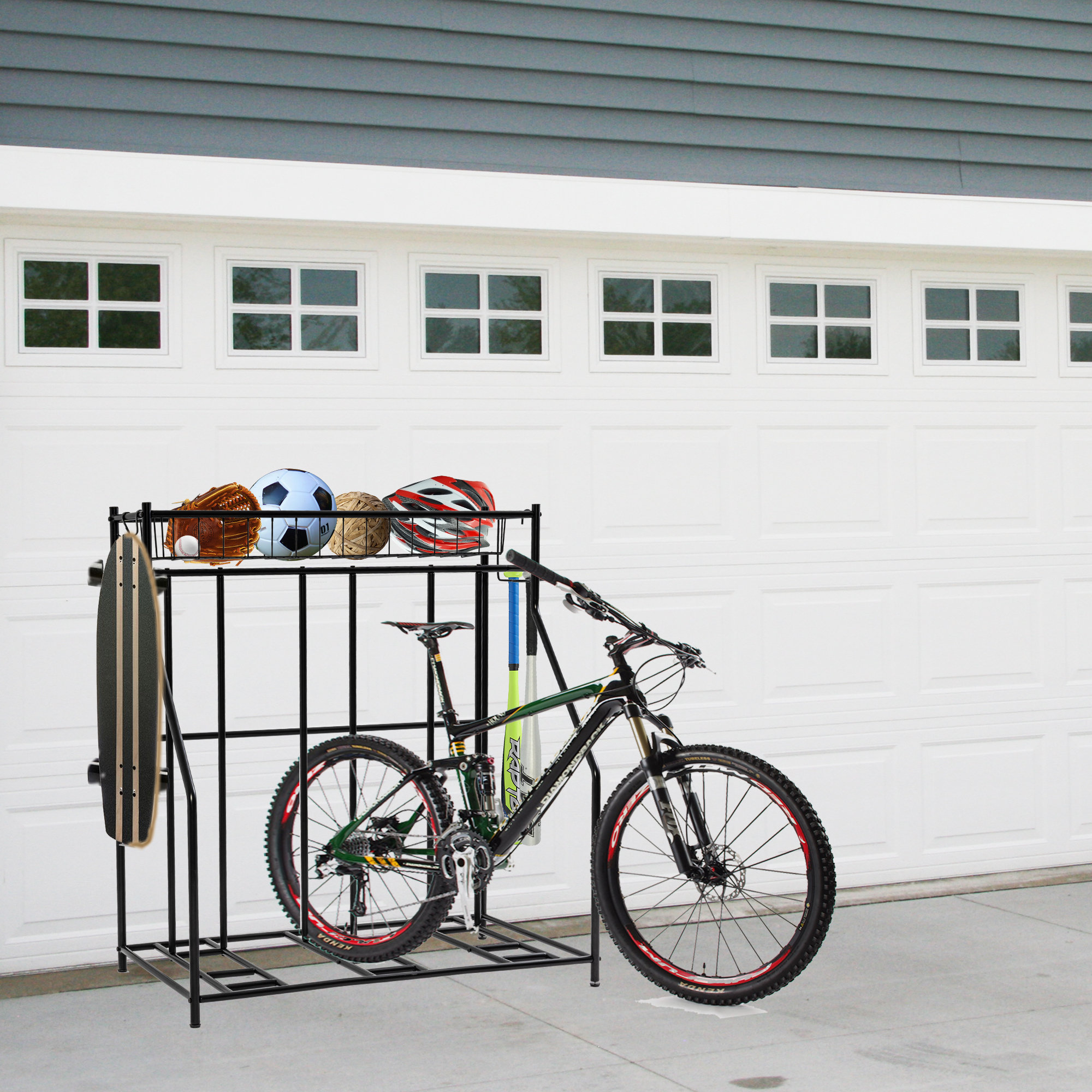 Mattice Metal Free standing Multi Use Bike Rack