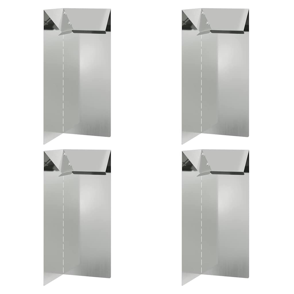 25cm H x 10cm W Galvanised Steel Hardware