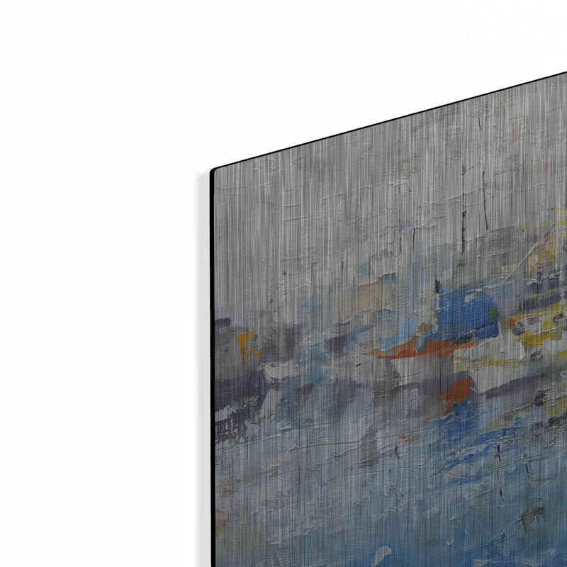 «San Francisco Wharf» par Mark Lague, art mural en métal, H 12 po x l 24 po