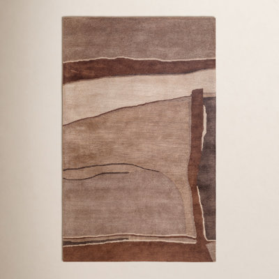 Roseburg Hand-Tufted Abstract Wool Rug
