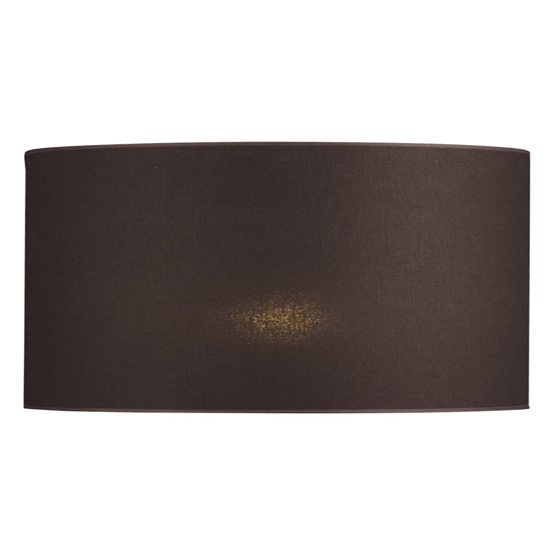 Renteria 24cm H Fabric Drum Lamp Shade, Grey Taupe