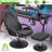 Upholstered Reclining Swivel Chair with Adjustable Angle and Footrest-944131741