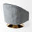 Velvet Swivel Barrel Chair-948163037