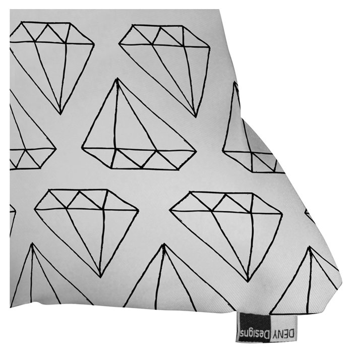 Coussin décoratif diamond, 16 po x 16 po