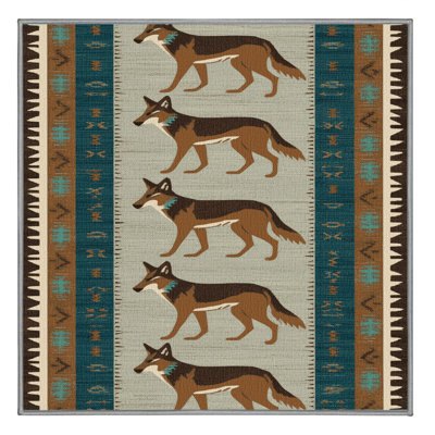  Tapis lavable Coyote Southwestern