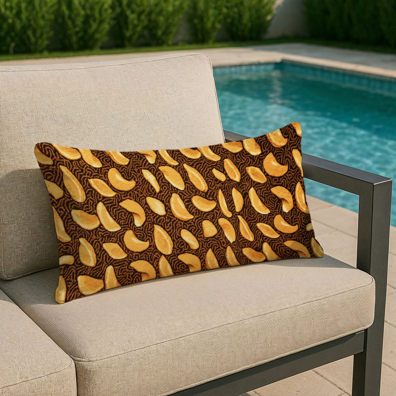 Coussin intérieur et extérieur Desserts, Rectangle H 25 po x l 18 po, Chocolats de la Saint-Valentin