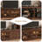 Retro Nut-Brown Solid Wood TV Stands-967744277