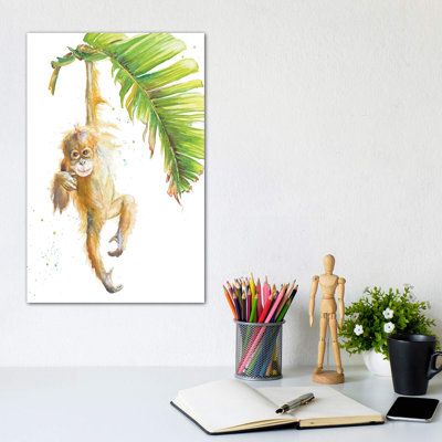«Monkeys in the Jungle I» par Patricia Pinto - reproduction d'art