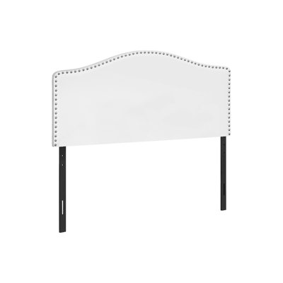 Tête de lit tapissier en similicuir blanc pour chambre à coucher spectaculaire