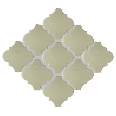 4" x 4" 9pcs TalaMex Lantern Mexican Arabesque Clay Tile Handmade Talavera Backsplash