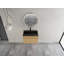 Armoire murale de salle de bain 28 po avec lavabo en acier inoxydable et tuyau de drainage flexible, porte à fermeture en douceur 28 po