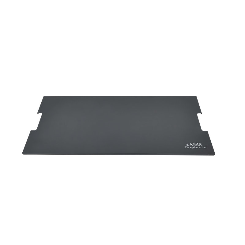 Sedona Rectangular Stainless Steel Fire Pit Burner Lid, Dark Grey