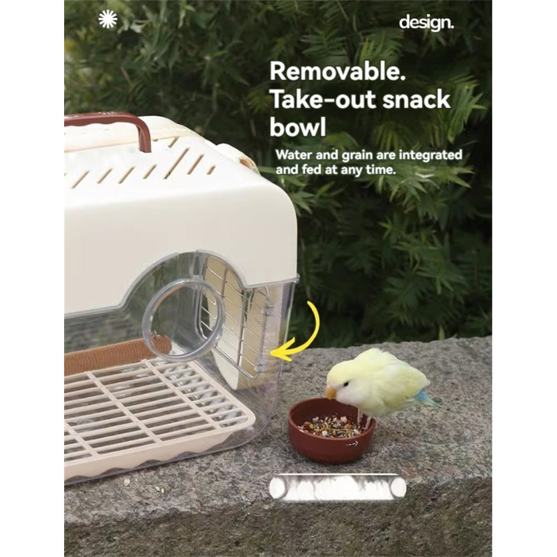Cage à oiseaux Gandolfo 10, Brun