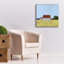  «House Beyond» par Ruth LaGue, art mural sur toile, 26 po x 26 po