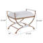 Banc rembourré 100% polyester Irwinton