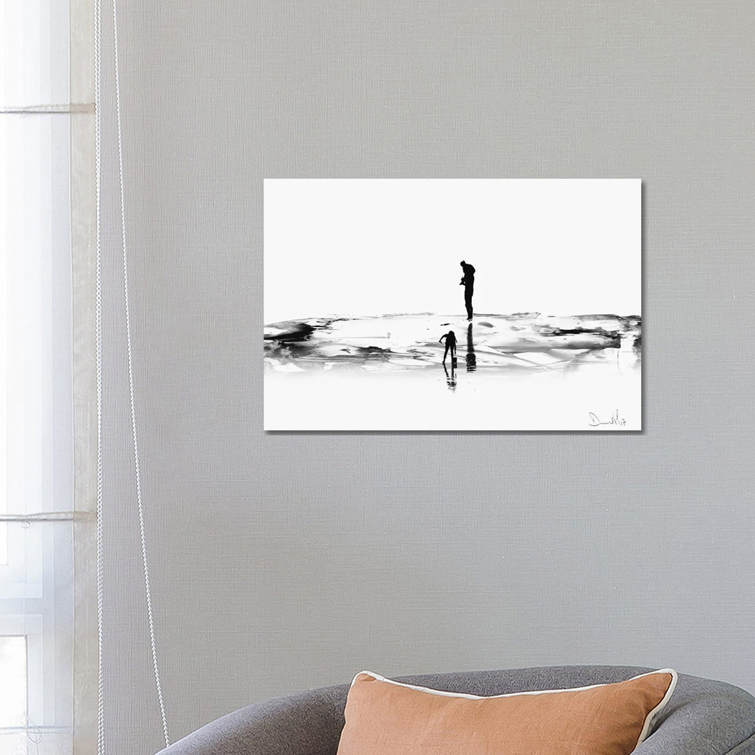 On The Beach by Dan Hobday - Wrapped Canvas Gallery-Wrapped Canvas Giclée