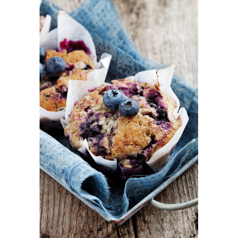 Leyner Blueberry Muffins - Wrapped Canvas Print, 76cm H x 51cm W x 3.8cm D