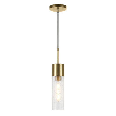 Luminaire suspendu cylindrique à 1 lumière Hubbard