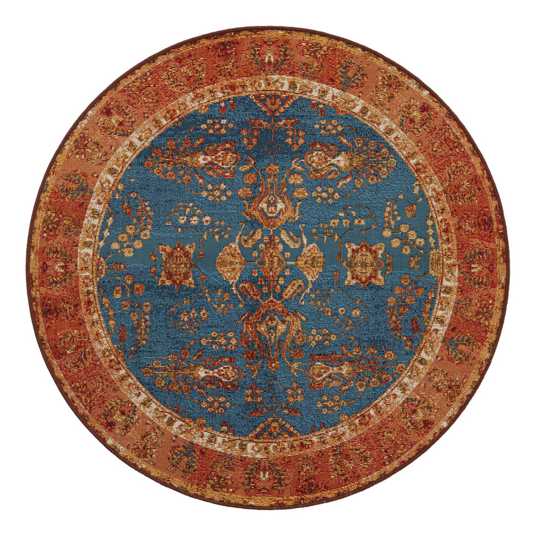 Outdoor Traditional Washable Oriental Indoor / Outdoor Rug Unique Loom Rug 