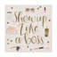 « patron ladies vii rose », art textuel sur toile tendue-33426628
