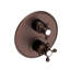 Astor 1/2" Round Thermostatic Trim Plate With Handle-1204897873