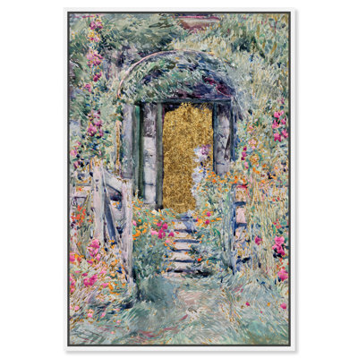 Art mural Golden Door Garden par Art Remedy