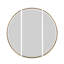 Tarski Flat Metal Beveled Wall Mirror
