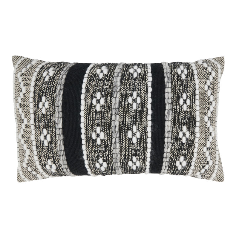 Crafted Multi-Pattern  Pillow Cover 1, 23"H x 14"W, Rectangular