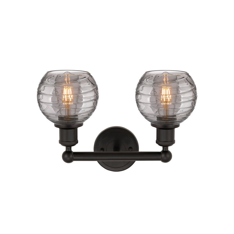 Cambria 2 - Light Dimmable Vanity Light, Oil Rubbed Bronze, Light Smoke