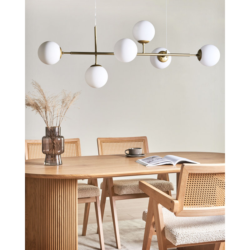 6 - Light Chrome Bulb Pendant