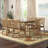 Huerfano Valley Extendable Solid Wood Top Four Leg Dining Set-36587536-36587535