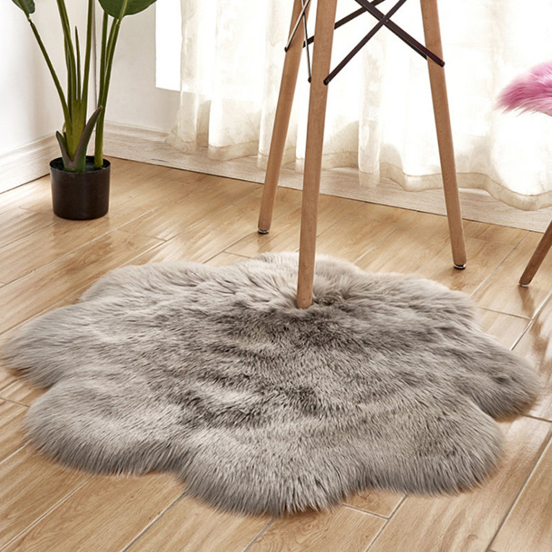 Oundle Sheepskin Shag 90cm X 90cm Area Rug