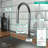 hansgrohe Talis N HighArc Kitchen Faucet, O-Style 2-Spray Pull-Down, 1.75 GPM-90861395