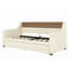 Lit de jour simple avec lit gigogne - Aucun sommier requis, solide Cadre durable