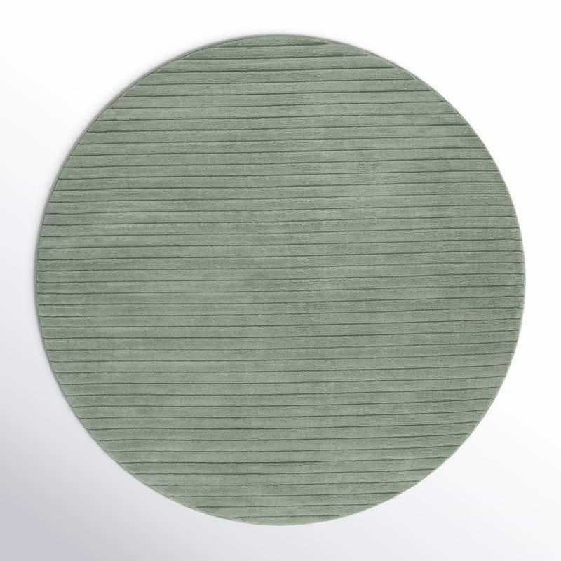 Mauna Performance Solid Color Rug, Round 6'7"
