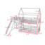 Lit superposé avec escalier de rangement, glissade et rails de sécurité-1296250786