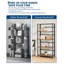 Bibliothèque pliante à 4 niveaux sans assemblage, étagère de rangement autoportante vintage industrielle, étagère pliable pour bureau