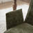 Swivel Upholstered Dining Chair, Mid Century Modern Kitchen Chair with Metal Legs-1279621862