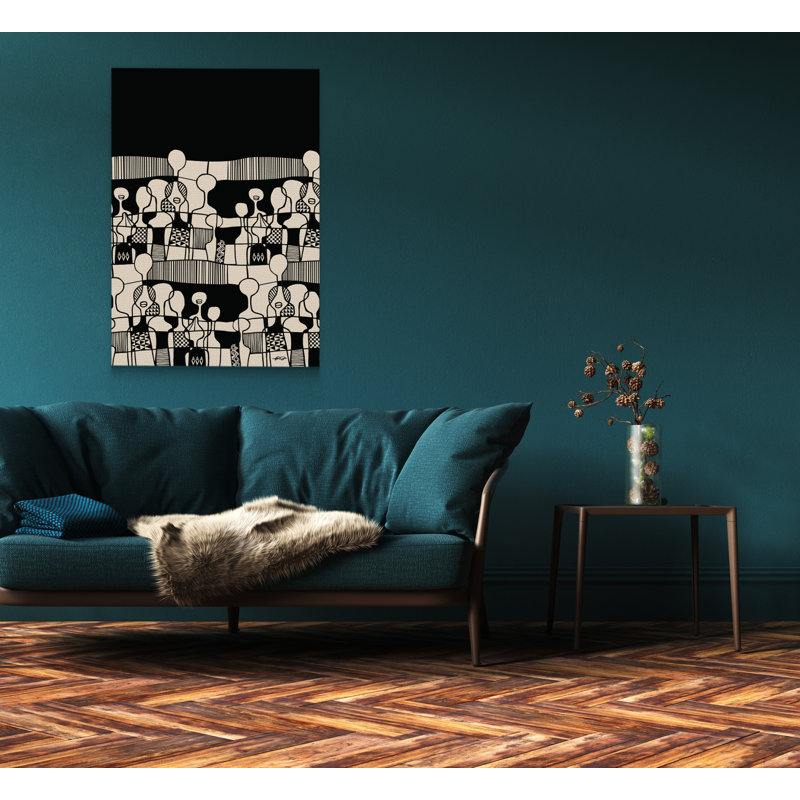 Tutu Tribal Abstract - African par Ify Ojo - impression sur toile tendue, H 20 po x l 30 po x P 3 po