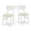 Ensemble de 2 chaises de salle à manger 22 po avec sièges rembourrés