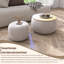 Table de bout ronde avec petit siège de rangement-114224023-114224022