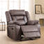 Fauteuil inclinable manuel standard en faux cuir Chelliah-179900147