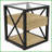Space-Saving Natural Wood Coffee Table for Living Room - Tempered Glass Top, Easy-Clean &amp; Smart Storage-924908020