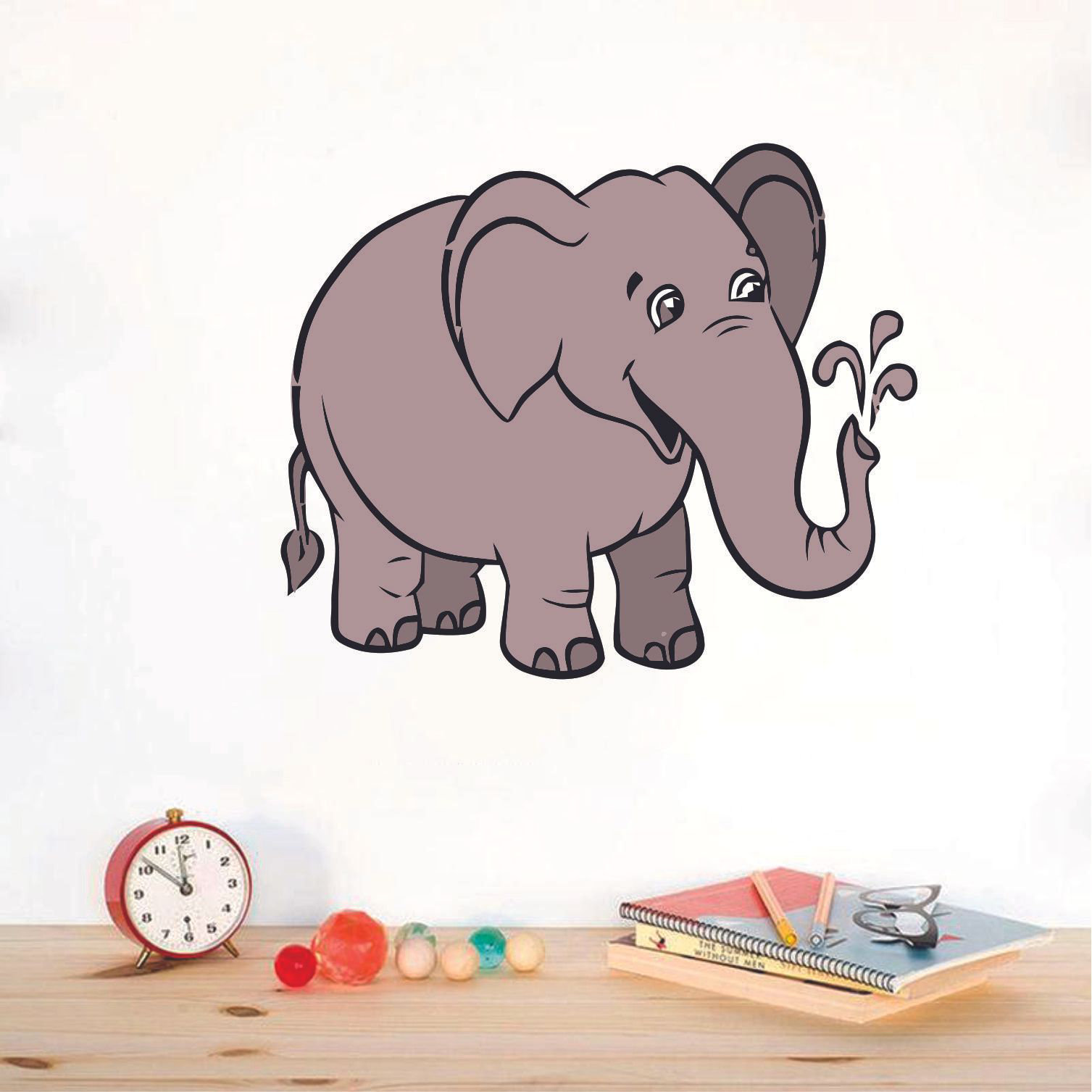 Zoomie Kids Cute Baby Elephant Zoo Cartoon Wall Decal - Wayfair Canada