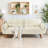 Kazal 75.39" Full / Double Wide Upholstered Split Tufted Back Convertible Sofa-1038606082