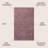 Haze Solid Low-Pile Light Purple Rug-1049333600