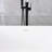 67'' Solid Surface Freestanding Soaking Bathtub In  White
