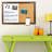 Magnetic Cork Dry Erase Board
