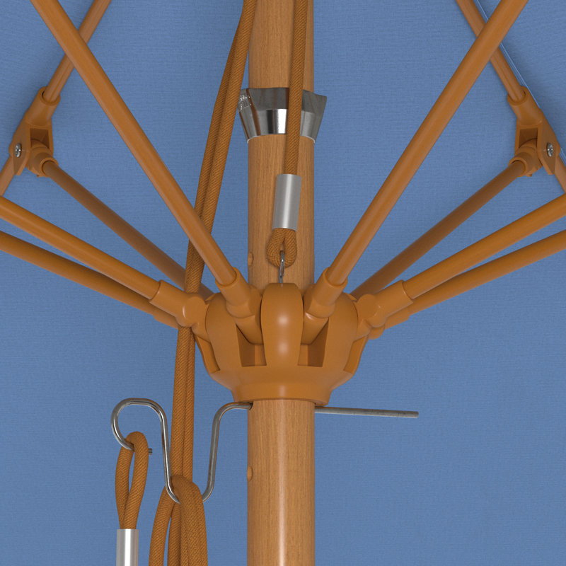 Parasol en bois de teck 11 pi, Capri