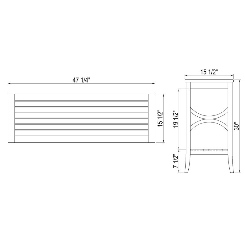 Jahad Rectangular Outdoor Buffet & Console Table